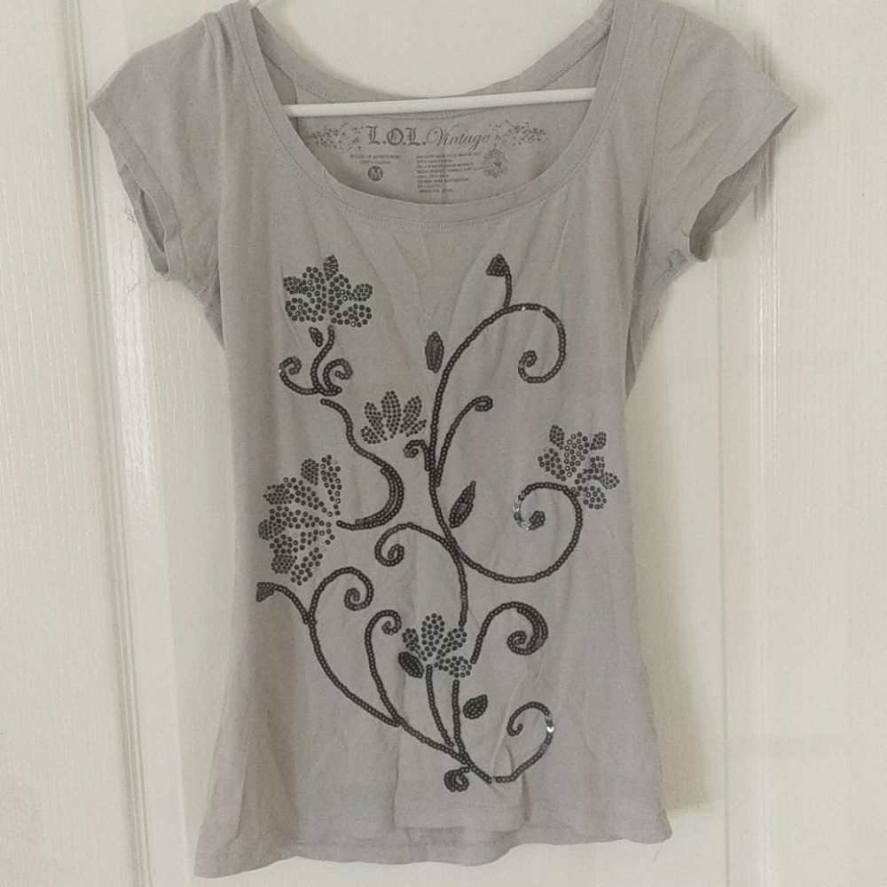 Sequin T Shirt